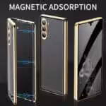 Samsung Galaxy S23 Plus Privacy Perfect Cover – Guld Samsung Galaxy S23 Plus Privacy Perfect Cover - Guld