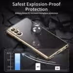 Samsung Galaxy S23 Plus Privacy Perfect Cover – Guld Samsung Galaxy S23 Plus Privacy Perfect Cover - Guld