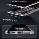 Samsung Galaxy S23 Plus Privacy Perfect Cover – Sølv Samsung Galaxy S23 Plus Privacy Perfect Cover - Sølv