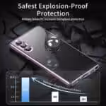 Samsung Galaxy S23 Plus Privacy Perfect Cover – Lilla Samsung Galaxy S23 Plus Privacy Perfect Cover - Lilla