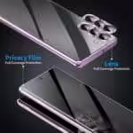 Samsung Galaxy S23 Plus Privacy Perfect Cover – Lilla Samsung Galaxy S23 Plus Privacy Perfect Cover - Lilla