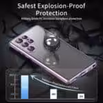 Samsung Galaxy S23 Ultra Perfect Cover – Lilla Samsung Galaxy S23 Ultra Perfect Cover - Lilla
