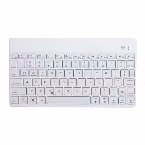 Trendgear F3s 3.0 Dansk Layout Trådløst Bluetooth Tastatur M/backlight - Hvid