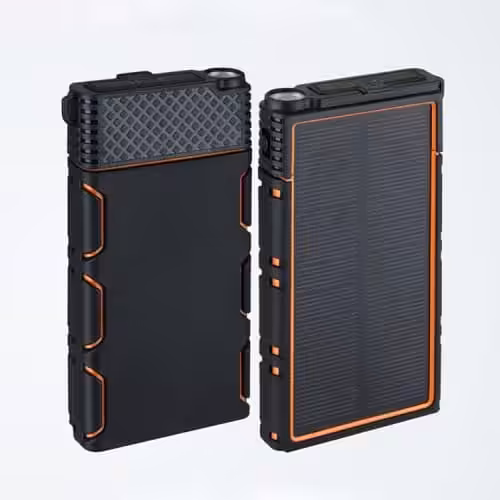 Robust solcelle-drevet powerbank til udendørs brug