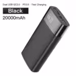 Kuulaa 20000 Mah Powerbank Sort Kuulaa 20000 Mah Powerbank Sort