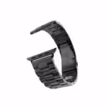 Apple Watch 38mm – 40mm Xincuco Three Bead Series Rustfrit Armbånd – Sort Apple Watch 38mm - 40mm Xincuco Three Bead Series Rustfrit Armbånd - Sort