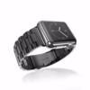 Apple Watch 38mm - 40mm Xincuco Three Bead Series Rustfrit Armbånd - Sort