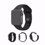 Apple Watch 38mm - 40mm Xincuco Silikone Sportsarmbånd - Sort