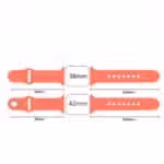Apple Watch 38mm – 40mm Xincuco Silikone Sportsarmbånd – Vandmelon Rød Apple Watch 38mm - 40mm Xincuco Silikone Sportsarmbånd - Vandmelon Rød