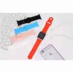Apple Watch 38mm – 40mm Rock Sports Silikone Armbånd – Lyserød Apple Watch 38mm - 40mm Rock Sports Silikone Armbånd - Lyserød