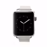 Apple Watch 38mm – 40mm Moderne Ægte Læder Armbånd – Grå Apple Watch 38mm - 40mm Moderne Ægte Læder Armbånd - Grå