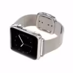 Apple Watch 38mm – 40mm Moderne Ægte Læder Armbånd – Grå Apple Watch 38mm - 40mm Moderne Ægte Læder Armbånd - Grå