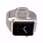 Apple Watch 38mm – 40mm Moderne Ægte Læder Armbånd – Grå Apple Watch 38mm - 40mm Moderne Ægte Læder Armbånd - Grå