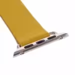 Apple Watch 38mm – Moderne Ægte Læder Armbånd – Gul Apple Watch 38mm - Moderne Ægte Læder Armbånd - Gul