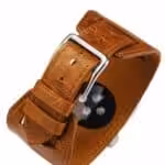 Apple Watch 42mm – 44mm Icarer Klassisk Ægte Læder Armbånd – Lysebrun Apple Watch 42mm - 44mm Icarer Klassisk Ægte Læder Armbånd - Lysebrun