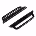 Apple Watch 38mm – Erstatnings Metalbånd Axel Connector Spænde – Sort Apple Watch 38mm – Erstatnings Metalbånd Axel Connector Spænde – Sort