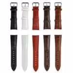 Apple Watch 42mm – Krokodille Skin Ægte Læder Armbånd – Hvid Apple Watch 42mm - Krokodille Skin Ægte Læder Armbånd - Hvid