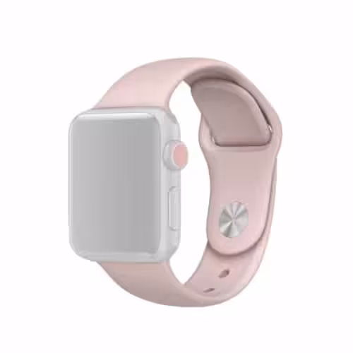 Apple Watch 45mm Silikone Urrem Lyserød