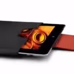 Simpelt Design Super Slim Læder Taske - Sort