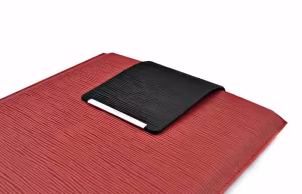 Simpelt Design Super Slim Læder Taske – Rød Simpelt Design Super Slim Læder Taske - Rød