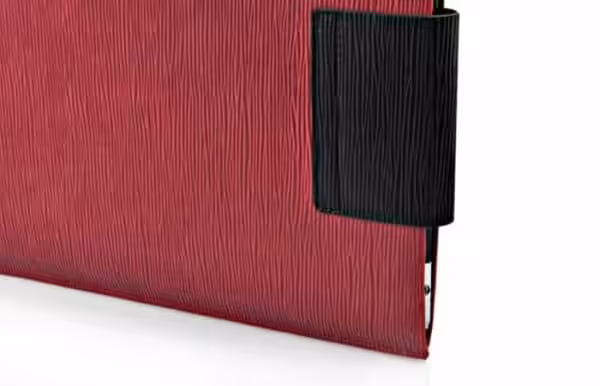 Simpelt Design Super Slim Læder Taske – Rød Simpelt Design Super Slim Læder Taske - Rød