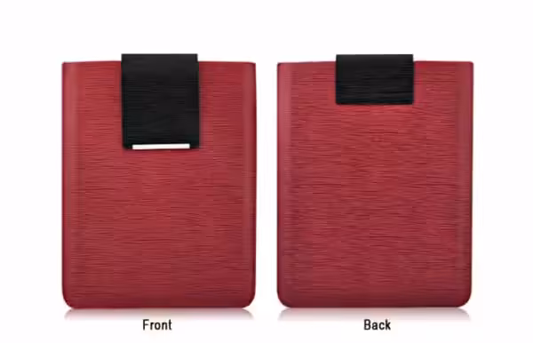 Simpelt Design Super Slim Læder Taske – Rød Simpelt Design Super Slim Læder Taske - Rød