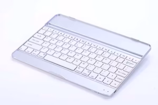 Ipad Air (ipad 5) – Wireless Aluminium Blueetoth Tastatur Cover Med Sleep/wake – Hvid Ipad Air (ipad 5) - Wireless Aluminium Blueetoth Tastatur Cover Med Sleep/wake - Hvid