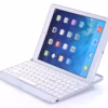 Ipad Air (ipad 5) - Wireless Aluminium Blueetoth Tastatur Cover Med Sleep/wake - Hvid