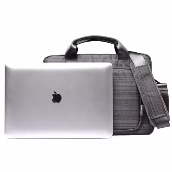 Macbook 15″ – Suit Fabric Laptop Sleeve – Grå Macbook 15" - Suit Fabric Laptop Sleeve - Grå