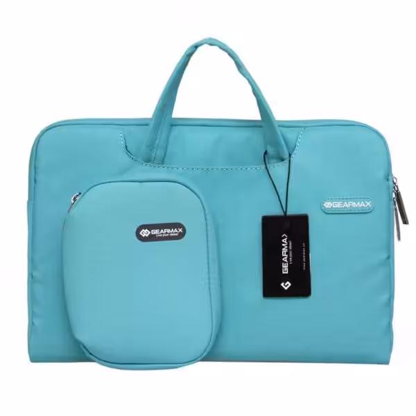 Macbook 11" - Nylon Laptop Taske - Lyseblå