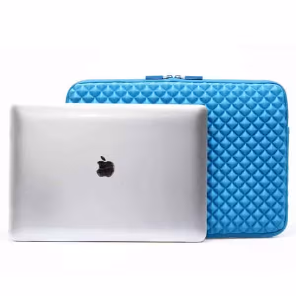 Macbook 15″ (2009-2012) – Diamond Neopren Sleeve – Blå Macbook 15" (2009-2012) - Diamond Neopren Sleeve - Blå