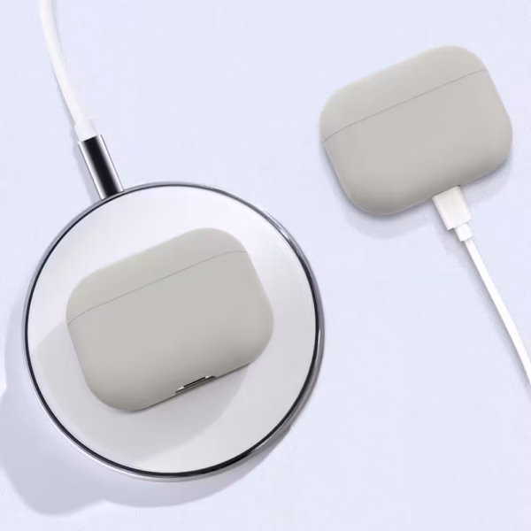 Airpods Pro Cover Lyse Grå Airpods Pro Cover Lyse Grå
