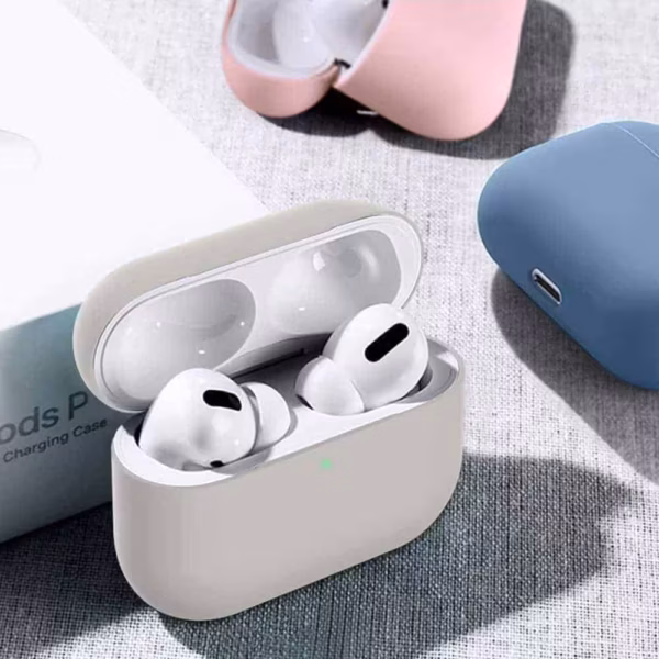 Airpods Pro Cover Lyse Grå Airpods Pro Cover Lyse Grå