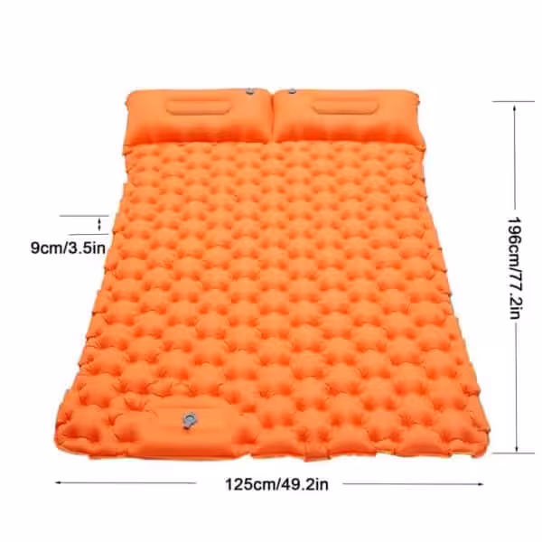 Berserkir Dobbelt Liggeunderlag – Orange Berserkir Dobbelt Liggeunderlag - Orange