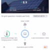 Growatt Shine Wifi screenshot Solcelleanlægs energiproduktion på overskyet dag, 8.9 kWh