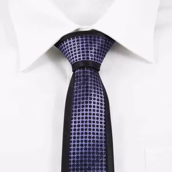 Klassisk Slips Sort Og Lilla Klassisk Slips Sort Og Lilla