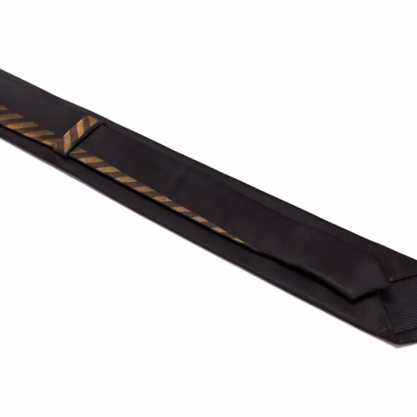 Klassisk Brunt Stribet Slips Klassisk Brunt Stribet Slips