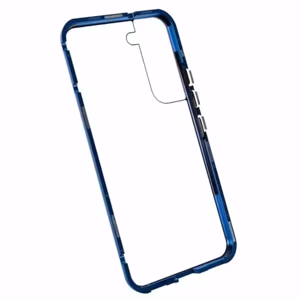 Samsung Galaxy S22 Plus Privacy Perfect Cover Blå Samsung Galaxy S22 Plus Privacy Perfect Cover Blå