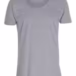 Basic T-shirt Deep Cut Lysegrå Basic T-shirt Deep Cut Lysegrå