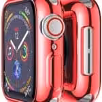 Apple Watch Skærmbeskyttelse Full Protection Rød 44mm Apple Watch Skærmbeskyttelse Full Protection Rød 44mm