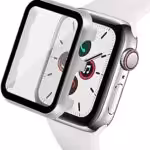 Apple Watch Skærmbeskyttelse Full Protection Sølv 44mm Apple Watch Skærmbeskyttelse Full Protection Sølv 44mm