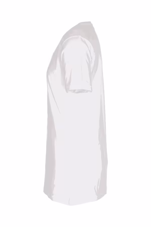 Basic T-shirt Deep Cut Hvid Basic T-shirt Deep Cut Hvid