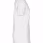 Basic T-shirt Deep Cut Hvid Basic T-shirt Deep Cut Hvid