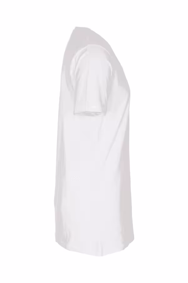 Basic T-shirt Deep Cut Hvid Basic T-shirt Deep Cut Hvid