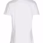Basic T-shirt Deep Cut Hvid Basic T-shirt Deep Cut Hvid