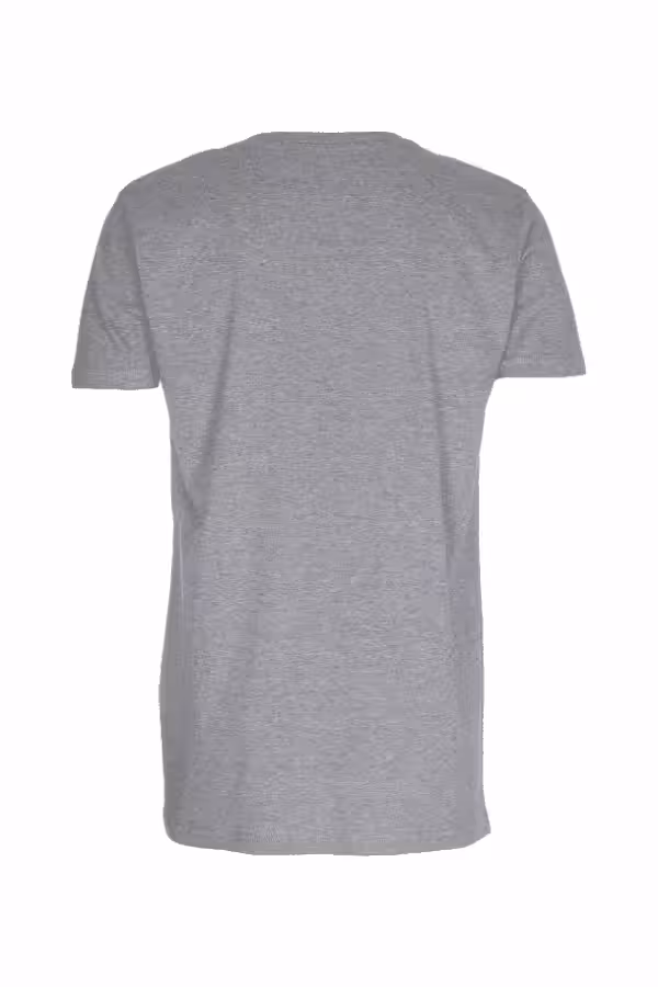 Basic T-shirt Deep Cut Lysegrå Basic T-shirt Deep Cut Lysegrå