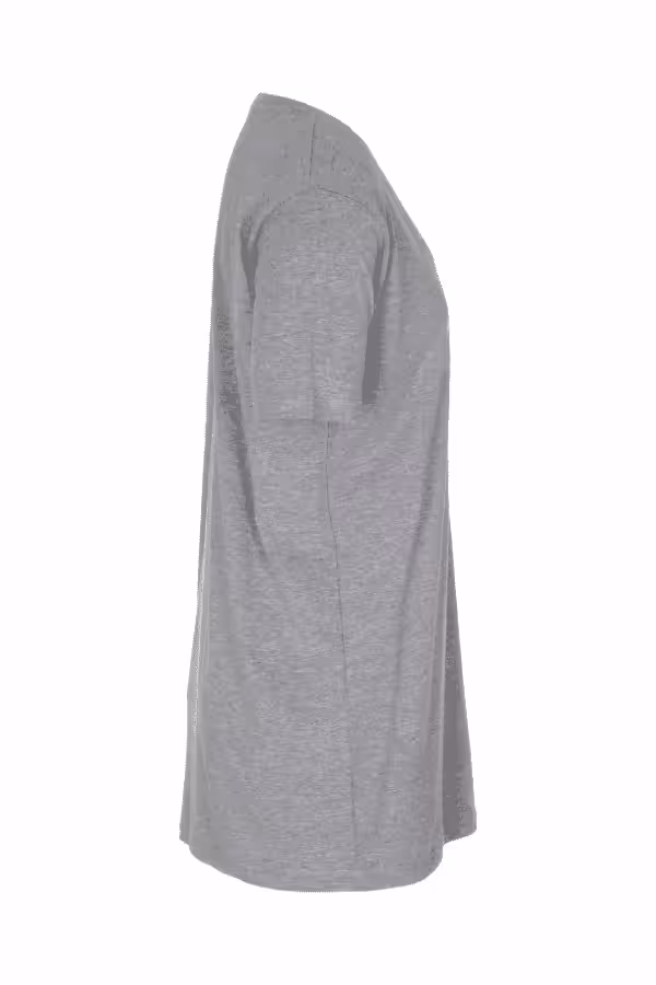 Basic T-shirt Deep Cut Lysegrå Basic T-shirt Deep Cut Lysegrå