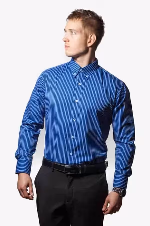 Tailormade – Skjorte Blå & Hvid Tailormade - Skjorte Blå & Hvid