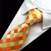 Ternet Slips – Guld Og Orange Ternet Slips - Guld Og Orange