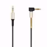 Hoco Aux Kabel Sort/guld Hoco Aux Kabel Sort/guld